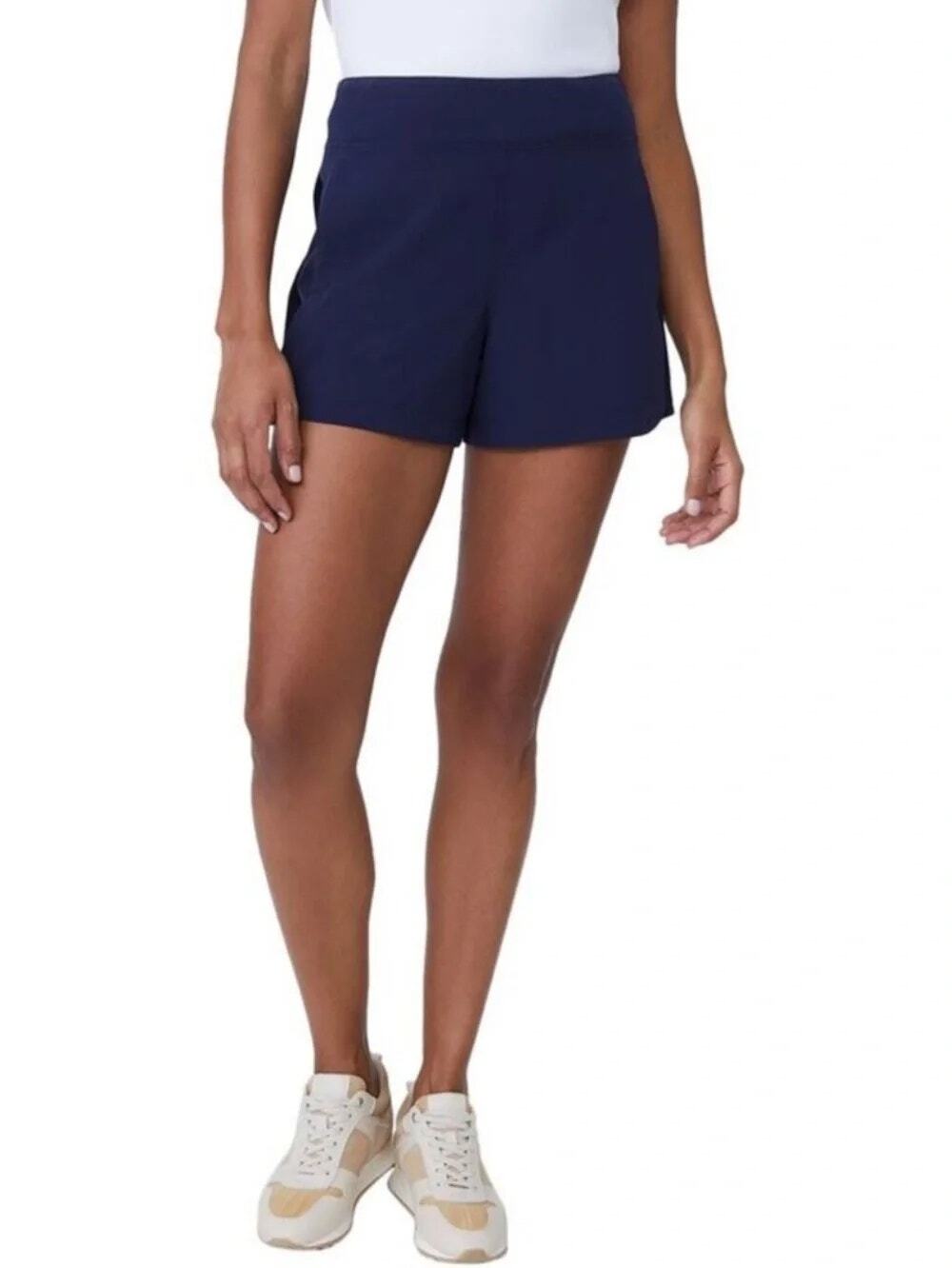 J. Mclaughlin Logan Shorts Navy NWT Sz Large Athleisure Golf Pickleball